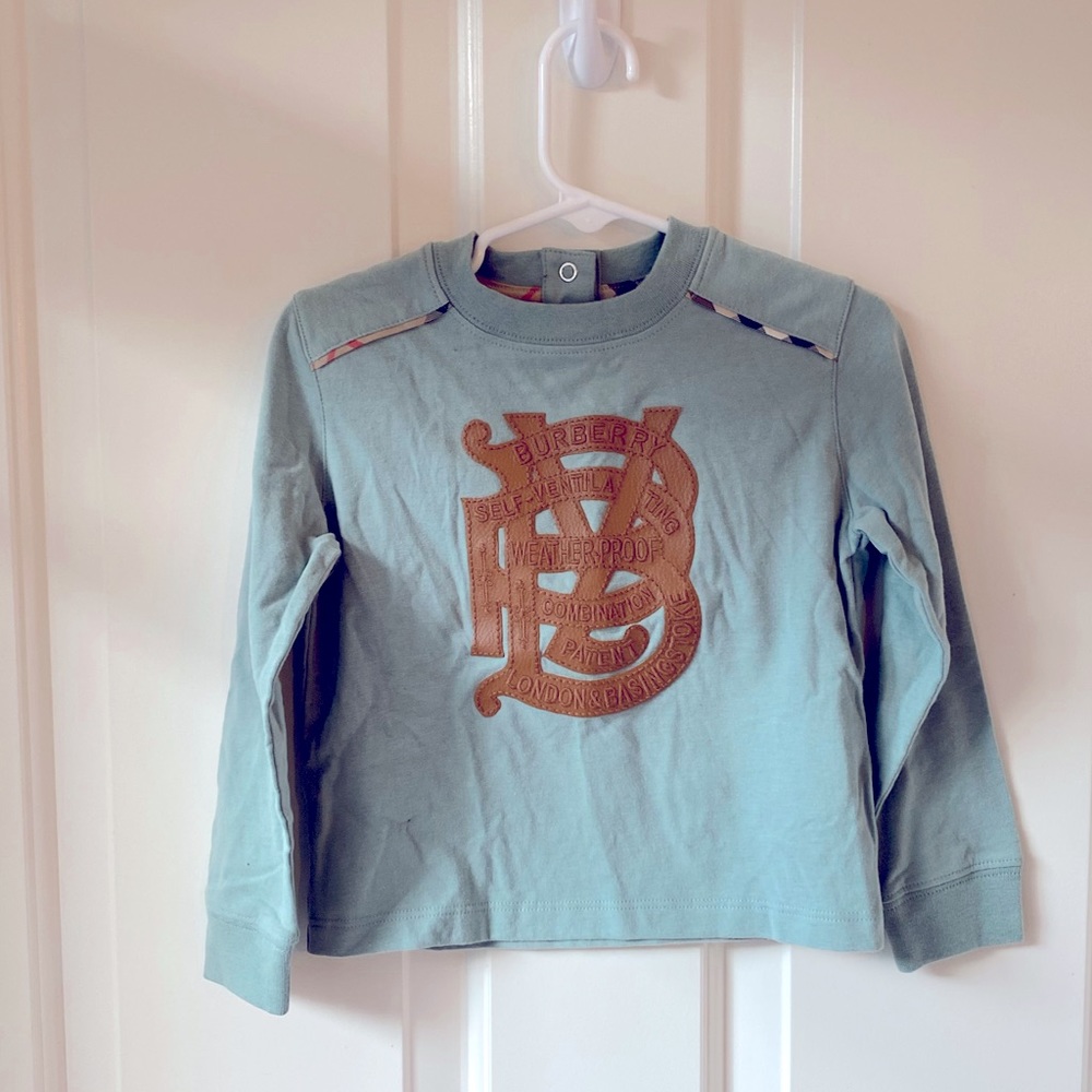 Burberry Boy Long Sleeve Shirt NWT